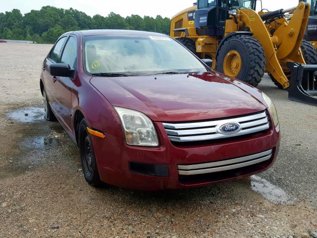 3FAFP06Z76R145840 - 2006 FORD FUSION S BURGUNDY photo 1