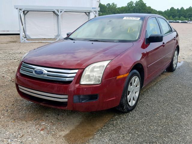 3FAFP06Z76R145840 - 2006 FORD FUSION S BURGUNDY photo 2