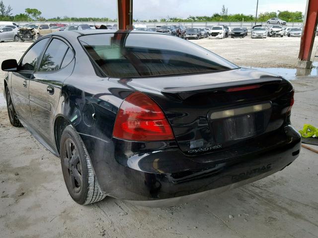 2G2WP552371158736 - 2007 PONTIAC GRAND PRIX BLACK photo 3