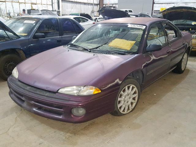 2B3HD46T4VH632052 - 1997 DODGE INTREPID MAROON photo 2