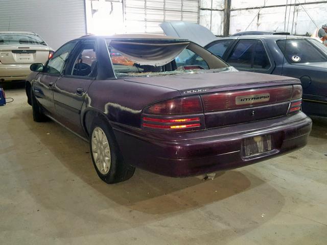 2B3HD46T4VH632052 - 1997 DODGE INTREPID MAROON photo 3