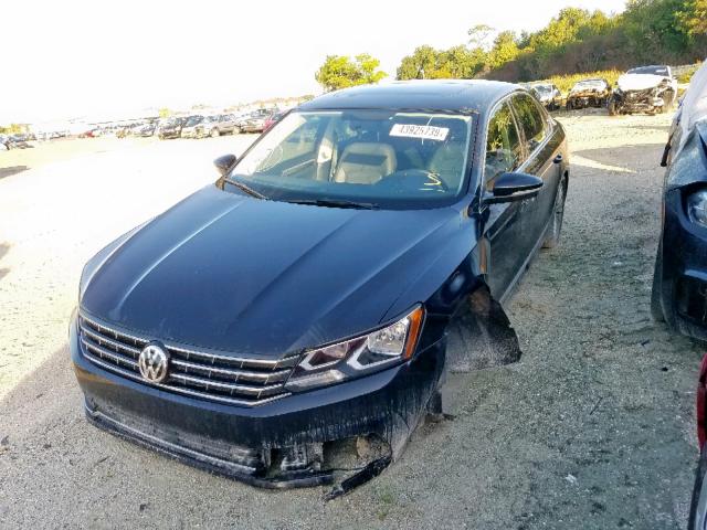 1VWBT7A31HC030780 - 2017 VOLKSWAGEN PASSAT SE BLACK photo 2