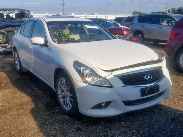 JN1CV6AR4BM350020 - 2011 INFINITI G37 WHITE photo 1