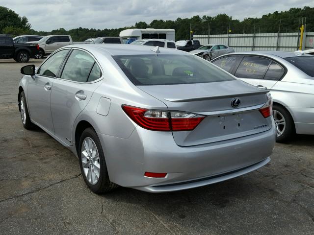 JTHBW1GG4D2009969 - 2013 LEXUS ES 300H SILVER photo 3