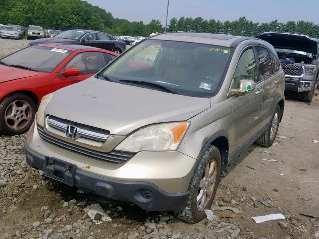 JHLRE48787C025953 - 2007 HONDA CR-V EXL GOLD photo 2