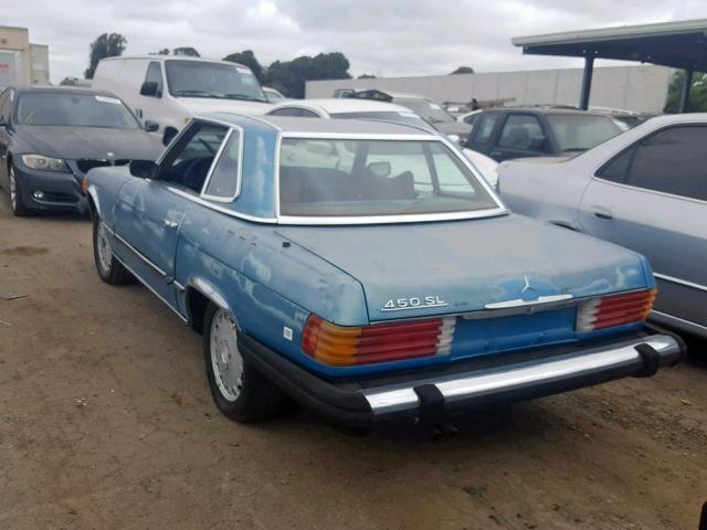 10704412021139 - 1974 MERCEDES-BENZ 450 SL BLUE photo 3