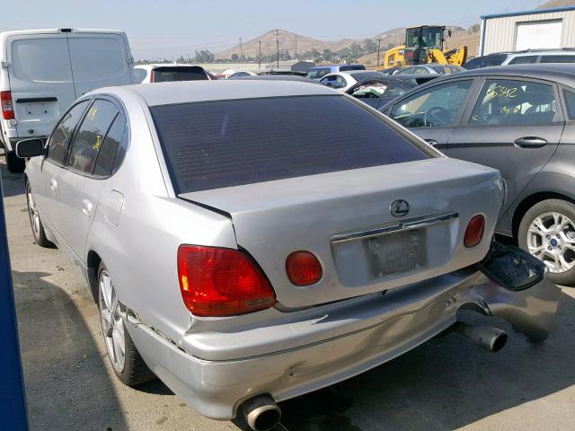 JT8BH68X4Y0024592 - 2000 LEXUS GS 400 SILVER photo 3