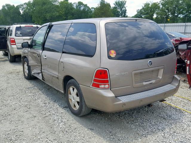 2MRDA20254BJ05856 - 2004 MERCURY MONTEREY TAN photo 3