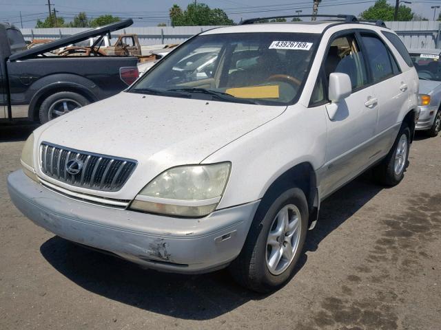 JTJHF10U230311697 - 2003 LEXUS RX 300 WHITE photo 2