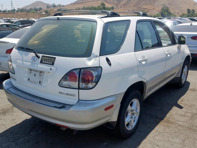 JTJHF10U230311697 - 2003 LEXUS RX 300 WHITE photo 4