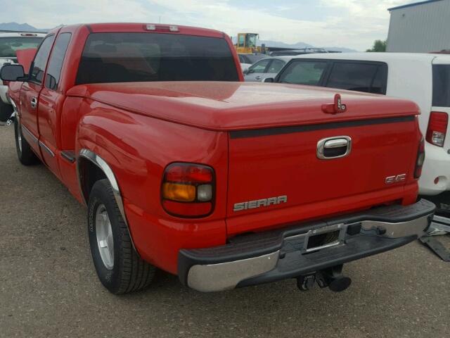 1GTEC19VX4Z326214 - 2004 GMC NEW SIERRA RED photo 3