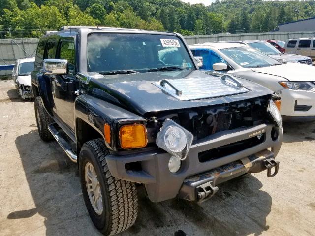 5GTDN13E578154501 - 2007 HUMMER H3 GRAY photo 1