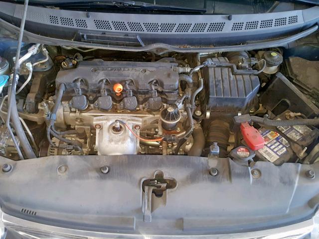 19XFA16659E026929 - 2009 HONDA CIVIC LX-S BLUE photo 7