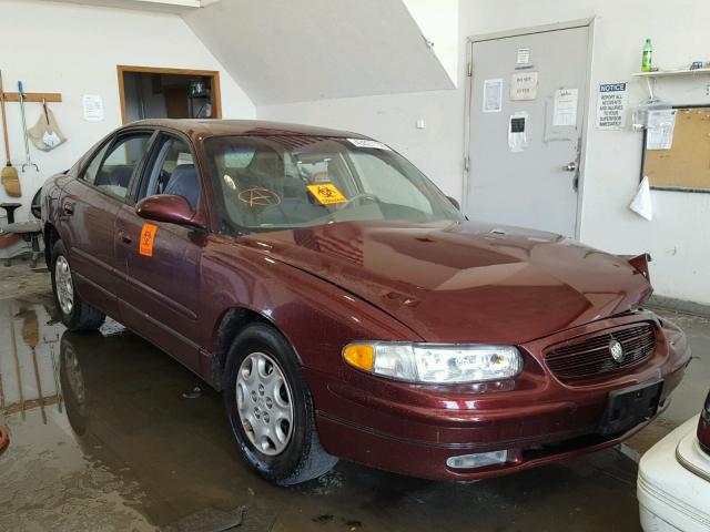 2G4WB52K621193810 - 2002 BUICK REGAL LS MAROON photo 1