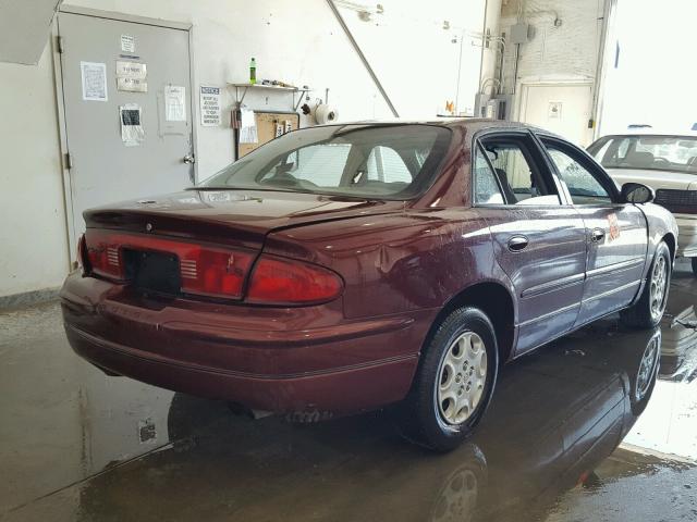 2G4WB52K621193810 - 2002 BUICK REGAL LS MAROON photo 4