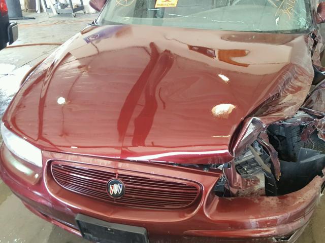 2G4WB52K621193810 - 2002 BUICK REGAL LS MAROON photo 7