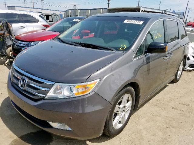 5FNRL5H98DB028229 - 2013 HONDA ODYSSEY TO GRAY photo 2