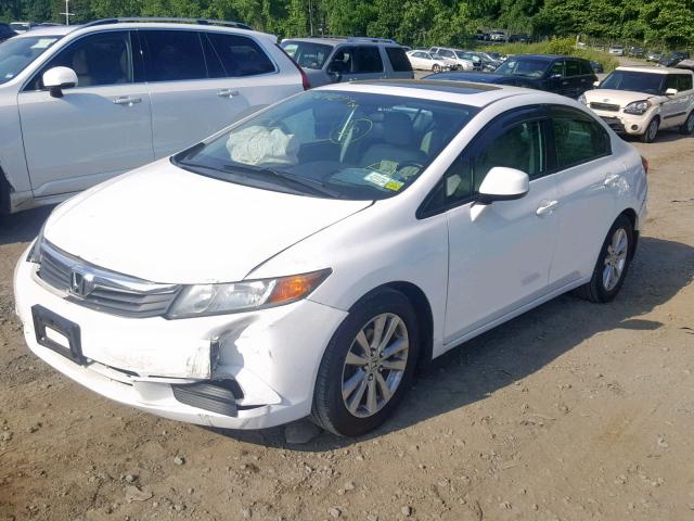 19XFB2F90CE308285 - 2012 HONDA CIVIC EXL 白色 照片 2