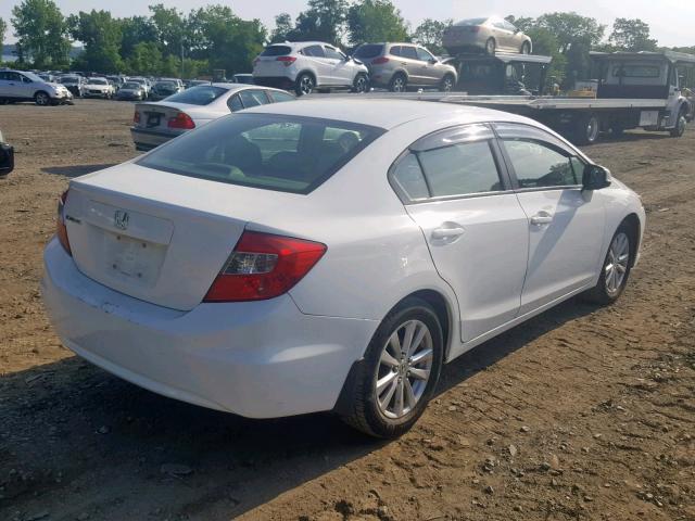 19XFB2F90CE308285 - 2012 HONDA CIVIC EXL 白色 照片 4