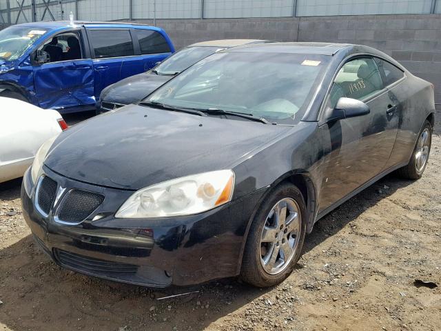 1G2ZH18N074228223 - 2007 PONTIAC G6 GT BLACK photo 2