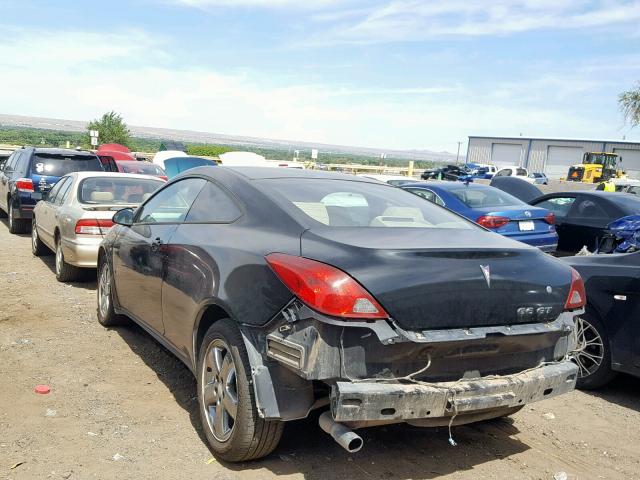 1G2ZH18N074228223 - 2007 PONTIAC G6 GT BLACK photo 3