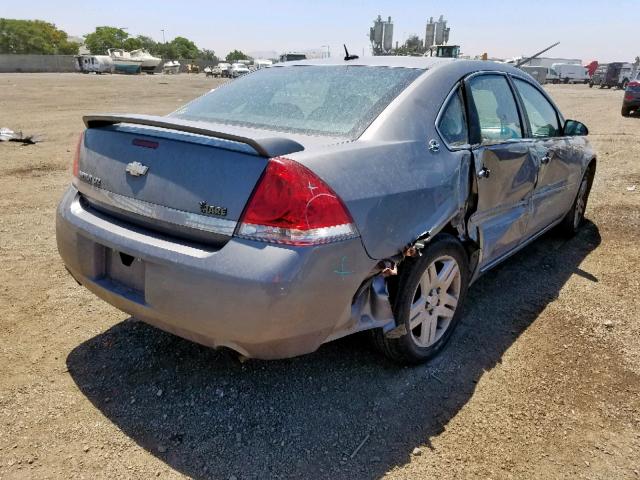 2G1WU581469175027 - 2006 CHEVROLET IMPALA LTZ GRAY photo 4