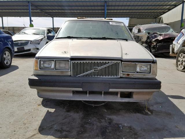 YV1FX8849G1081543 - 1986 VOLVO 740 GLE GRAY photo 10