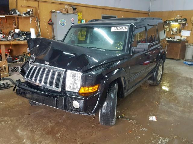 1J8HG48P67C538811 - 2007 JEEP COMMANDER შავი ფოტო 2