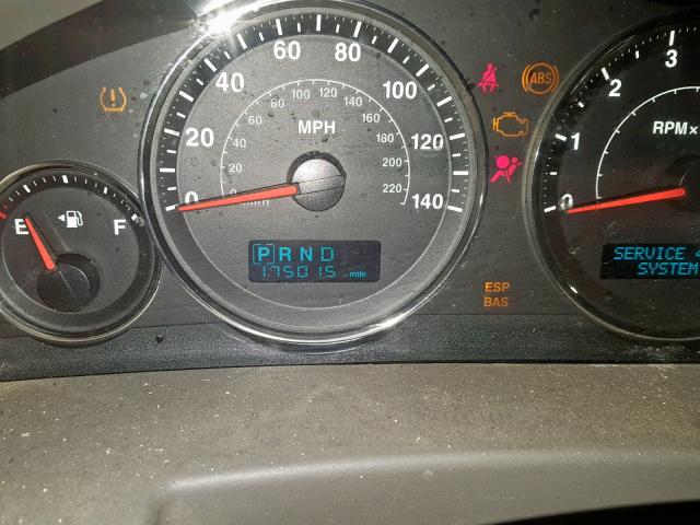 1J8HG48P67C538811 - 2007 JEEP COMMANDER შავი ფოტო 8