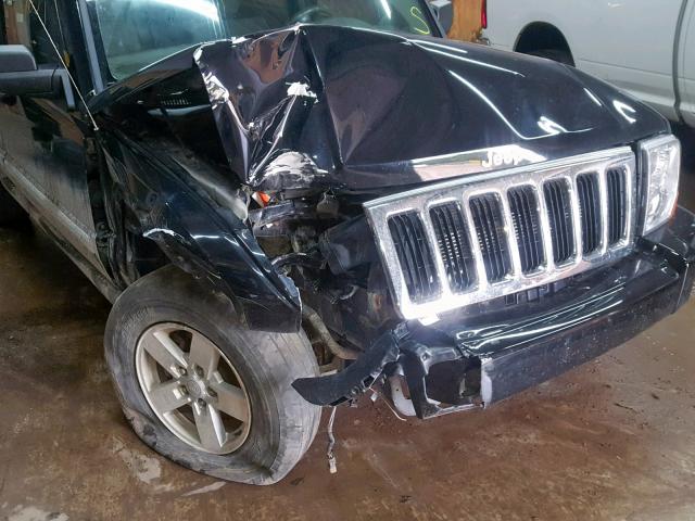 1J8HG48P67C538811 - 2007 JEEP COMMANDER შავი ფოტო 9