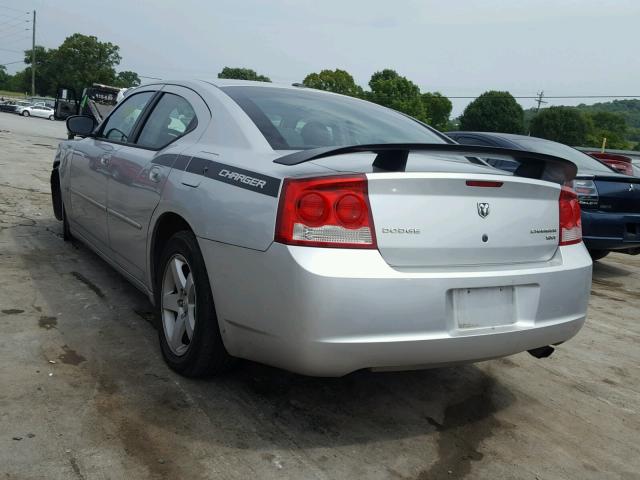 2B3CA3CVXAH250783 - 2010 DODGE CHARGER SX SILVER photo 3