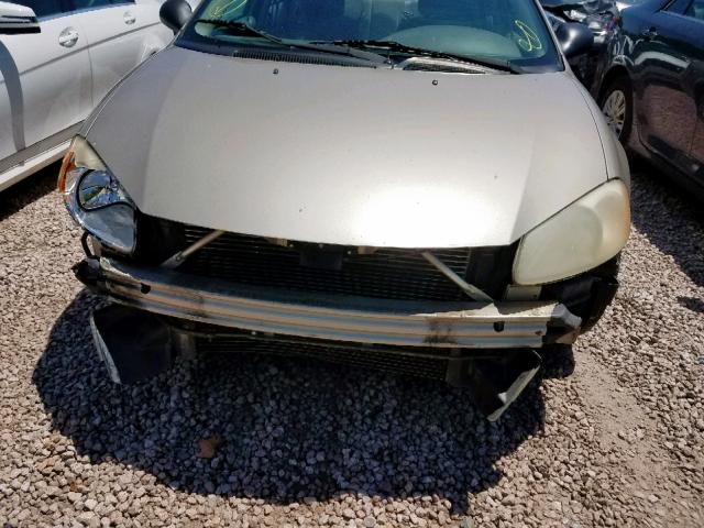 1B3EL46X95N559227 - 2005 DODGE STRATUS SX GOLD photo 10