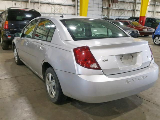 1G8AJ55F07Z199790 - 2007 SATURN ION LEVEL SILVER photo 3