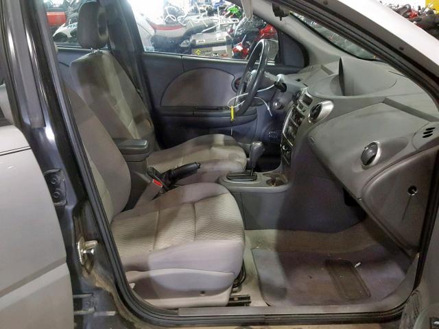 1G8AJ55F07Z199790 - 2007 SATURN ION LEVEL SILVER photo 5