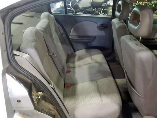 1G8AJ55F07Z199790 - 2007 SATURN ION LEVEL SILVER photo 6