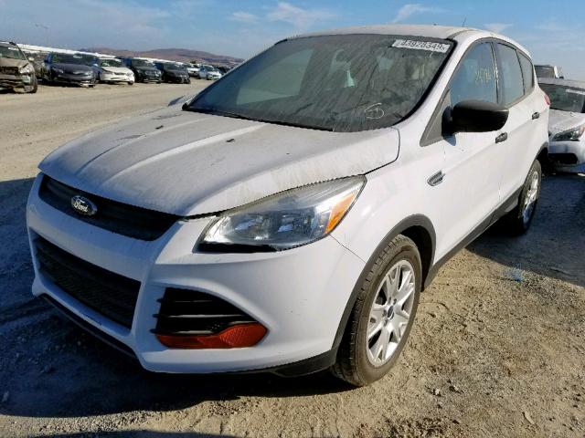 1FMCU0F71FUA09292 - 2015 FORD ESCAPE S WHITE photo 2