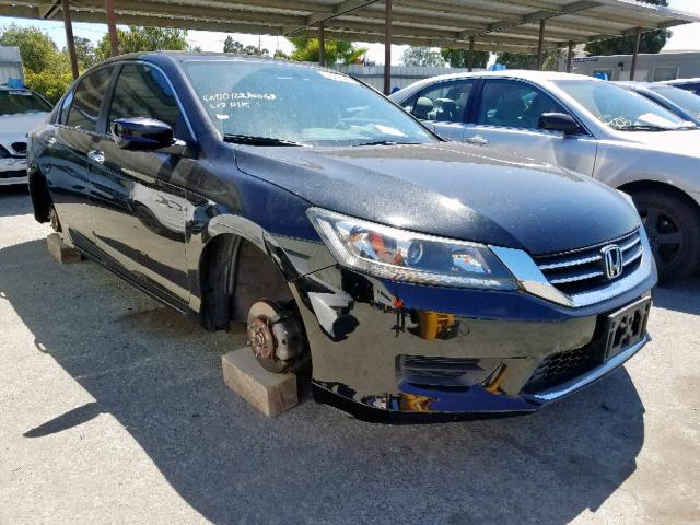 1HGCR2F30EA272552 - 2014 HONDA ACCORD LX BLACK photo 1