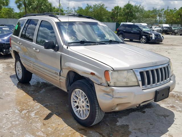 1J4GW58N24C254186 - 2004 JEEP GRAND CHER SILVER photo 1