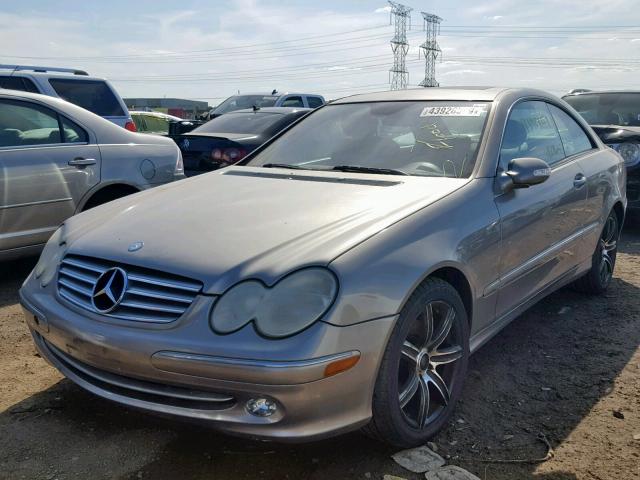 WDBTJ65J84F083225 - 2004 MERCEDES-BENZ CLK 320C SILVER photo 2