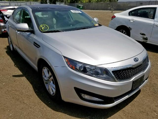 KNAGN4A79B5161260 - 2011 KIA OPTIMA EX SILVER photo 1