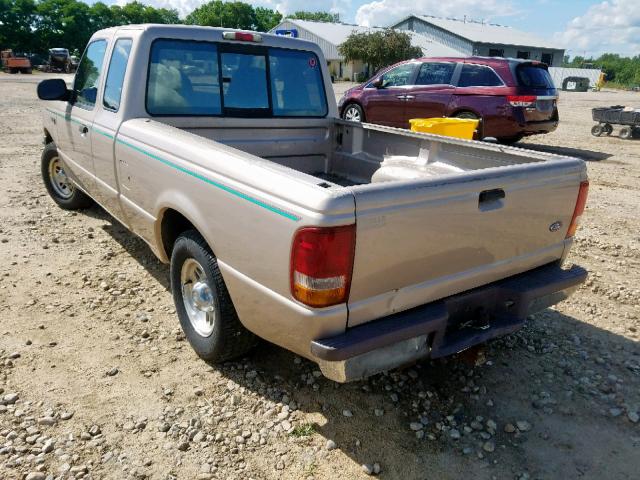 1FTCR14XXVPA16673 - 1997 FORD RANGER SUP TAN photo 3