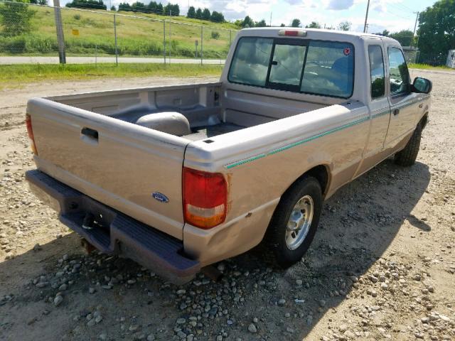 1FTCR14XXVPA16673 - 1997 FORD RANGER SUP TAN photo 4