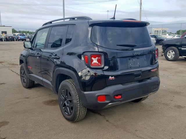 ZACCJBCB0JPH75865 - 2018 JEEP RENEGADE T BLACK photo 3