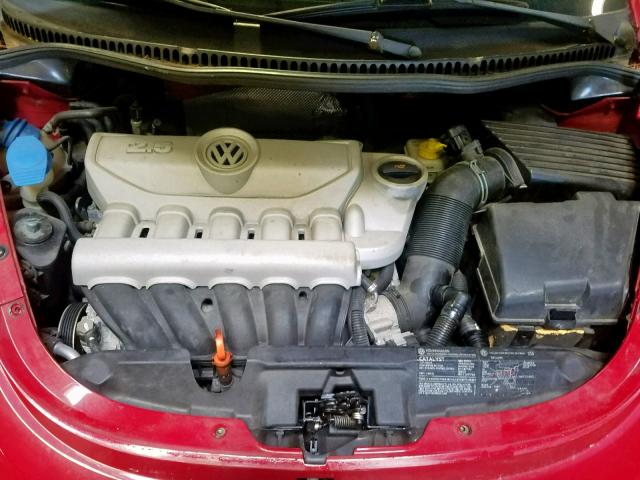 3VWRF31YX6M312454 - 2006 VOLKSWAGEN NEW BEETLE Rot Foto 7