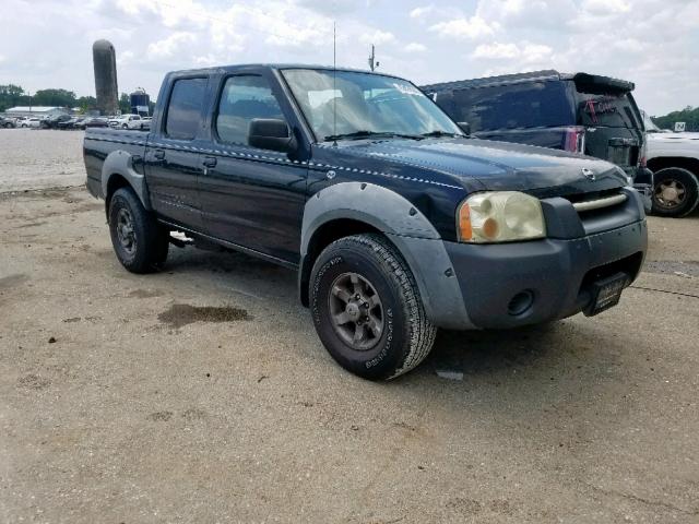 1N6ED27T72C375727 - 2002 NISSAN FRONTIER C BLACK photo 1