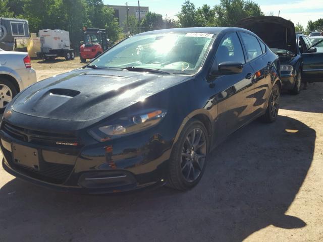 1C3CDFFH8GD803535 - 2016 DODGE DART SXT S BLACK photo 2