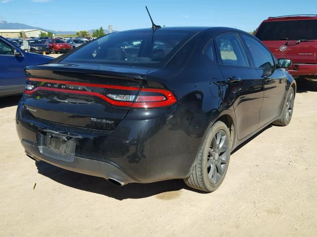 1C3CDFFH8GD803535 - 2016 DODGE DART SXT S BLACK photo 4