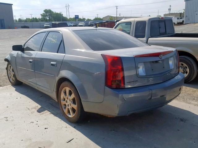 1G6DP577270146118 - 2007 CADILLAC CTS HI FEA SILVER photo 3