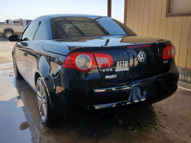 WVWFA71F68V016169 - 2008 VOLKSWAGEN EOS LUX 黑色 照片 3