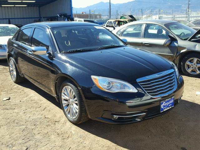 1C3CCBCG8DN578126 - 2013 CHRYSLER 200 LIMITE BLACK photo 1